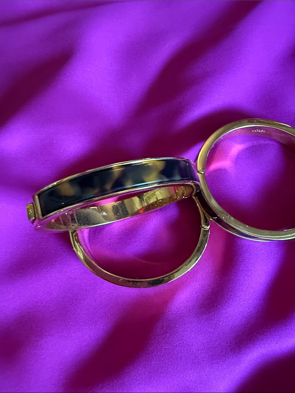 J. Crew Gold-Tone Triple Bangle Bracelet Set